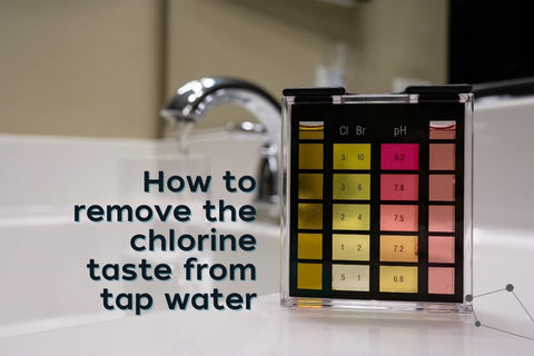 How to remove the chlorine taste from tap water